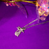 Espeon Pokèmon Silver plated necklace pendant, love and friendship jewelry gift, Eevolution lover 