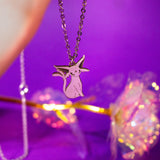 Espeon Pokèmon Silver plated necklace pendant, love and friendship jewelry gift, Eevolution lover 