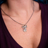 Espeon Pokèmon Silver plated necklace pendant, love and friendship jewelry gift, Eevolution lover 