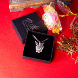 Flareon Pokèmon Silver plated necklace pendant, love and friendship jewelry gift, Eevolution lover 