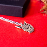 Flareon Pokèmon Silver plated necklace pendant, love and friendship jewelry gift, Eevolution lover 