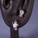 Mrs Pott and Chip stud earrings from The Beauty and the Beast, Disney inspired cute jewellery gift 