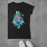 Cute sleeping dragon unisex steel blue or black t-shirt, geek outfit gift for D&D player unique fantasy dm t shirt funny dungeon master tshirt colorful cool dungeons & dragons apparel enthusiast  kawaii pathfinder clothing casual d n d tee dnd cotton top best friend son present girlfriend art birthday christmas anniversary