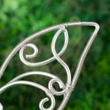 Gaerys ear cuff elfic silver stainless steel earrings no piercing elf elvish elven forest queen cosplay costume