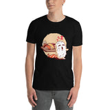 Sushi sleeping lover unisex white or black t-shirt for japan food enthusiast, cute outfit gift for birthday Christmas, funny shirt