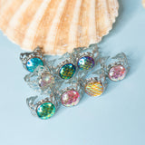 Thalion ring with adjustable metallic base and resin scale gem mermaid dragon