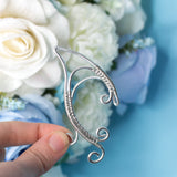 Faramir ear cuff elfic silver stainless steel earrings elven wrap wire