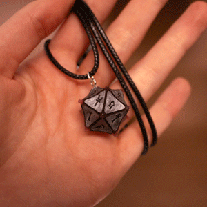 Baldur's Gate 3 Mysterious Artifact resin necklace, Shadowheart pendant jewel