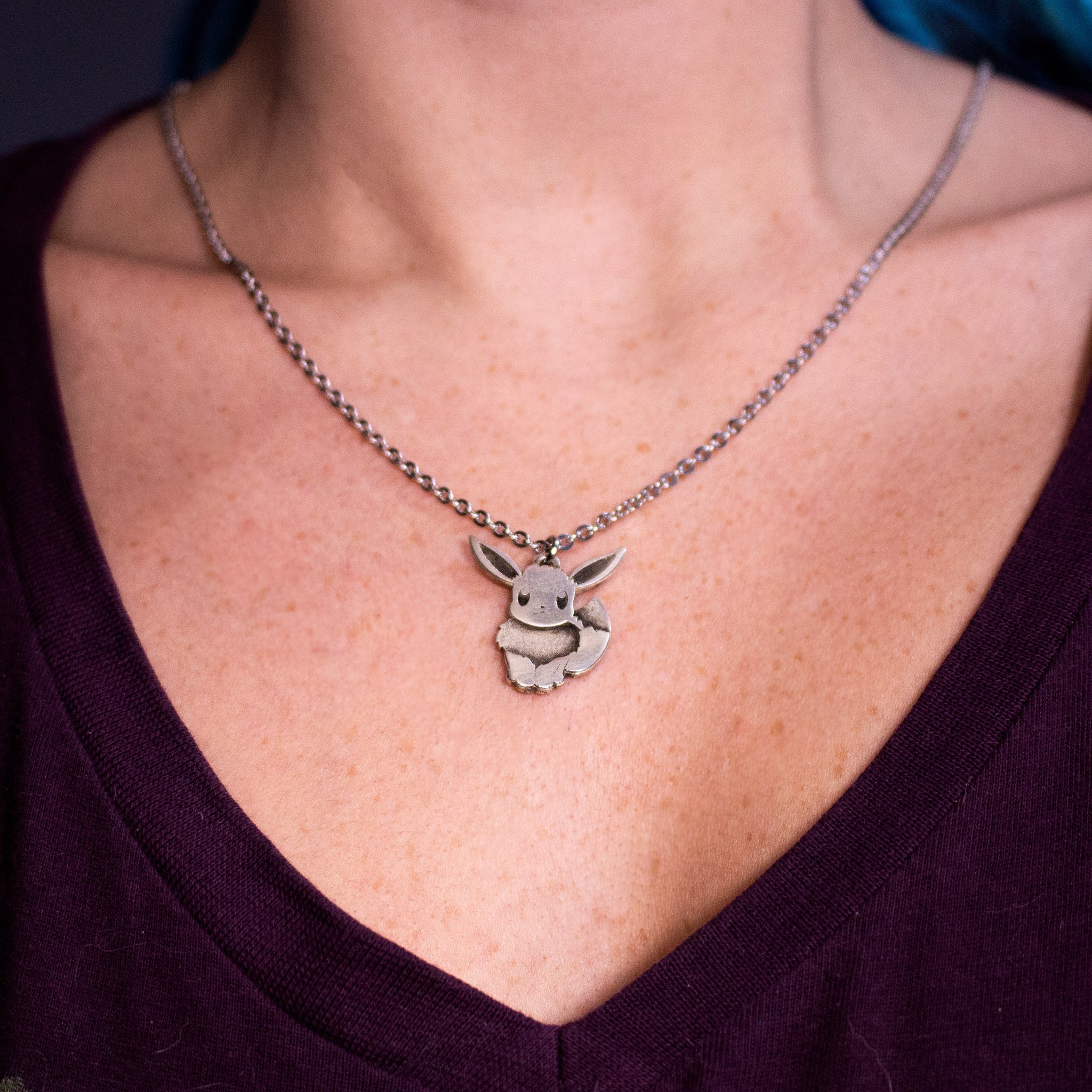 Eevee Pokèmon Silver plated pendant – Mystical Props