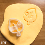 Animal Crossing cookie cutters 3d printed set party birthday wedding leaf