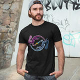 Bahamut's Breath dragon black unisex t-shirt dm dungeon master gift blue purple monster colorful dungeons & dragons tshirt cool pathfinder apparel d n d  clothing short nerd sleeve dnd adult outfit unique master men tee fantasy top casual printed anniversary t shirt crewneck cotton streetwear male best friend boyfriend gamer art present birthday christmas