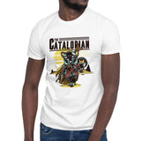 Catalorian The Mandalorian unisex white T-shirt