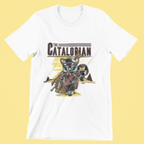 Catalorian The Mandalorian unisex white T-shirt