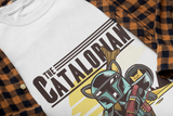 Catalorian The Mandalorian unisex white T-shirt