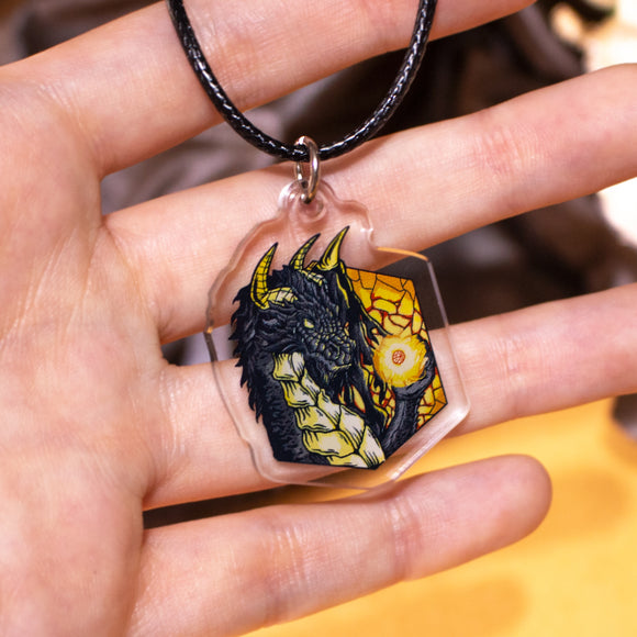 dragon transparent necklace, dnd DM best friend charm, dungeons and dragons jewelry, dice d n d lover pendant, d20 creature unique jewel, bestfriend fantasy accessory, bff cool gamer choker, monster fire unisex keyring, medieval anniversary keychain, role player enthusiast son, male double printed acrylic, girlfriend geekery gifts, boyfriend birthday present