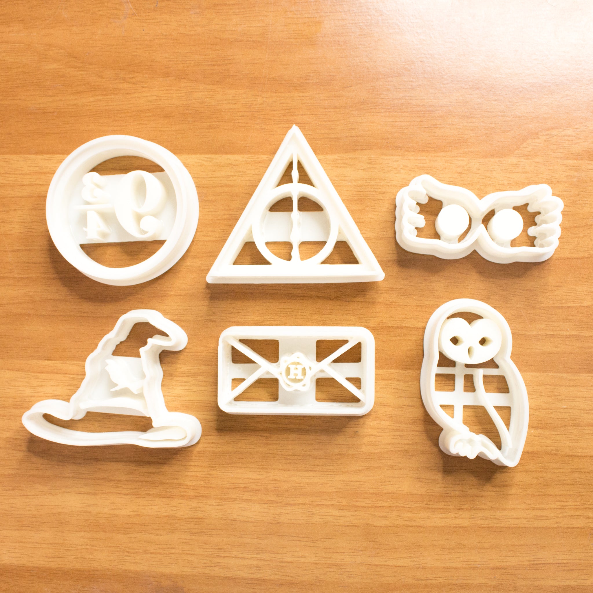 cookie cutter harry potter chibi pack set 3D model 3D printable