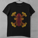 Viking Odin warrior with hammer white, dark grey or black unisex t-shirt, norse male beard tee gift symbol helmet t shirt vegvisir rune tshirt elder futhark crewneck mythology axe apparel red orange yellow unique fantasy clothing tricolor pagan cool best geekery casual short sleeve nordic cotton outfit runic printed streetwear top present birthday best friend anniversary geek adult boyfriend christmas