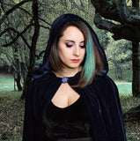 Alexander unisex dark glittered blue custom velvet cloak with hoodie king queen goth cosplay warrior wizard witch costume vampire larp rpg fantasy halloween wedding celtic medieval bridal outfit royal viking nordic fair adult high quality renaissance elegant elven pagan clothing red elvish fairy norse green magic witchcraft lotr personalized winter cape