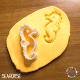 beach sea lover cookie cutter set sugar biscuits stamp 3d printed plastic seahorse