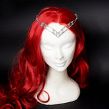 Beruthiel Elfic Viking tiara in silver stainless steel elven arwen lord of the rings theme wedding party