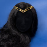 Declan Elfic Viking tiara in gold stainless steel elven arwen lord of the rings theme wedding party