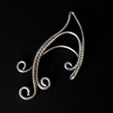 Faramir ear cuff elfic silver stainless steel earrings original gift for elf pixie s valentine christmas birthday