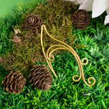 Alyon ear cuff elfic gold stainless steel earrings perfect fairy celtic gift accessory forest queen princess