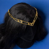 Declan Elfic Viking tiara in gold stainless steel lagaertha cosplay hair accessory crown headband circle