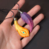 game friend playmate gift Xayah and Rakan necklaces from League of Legends LOL